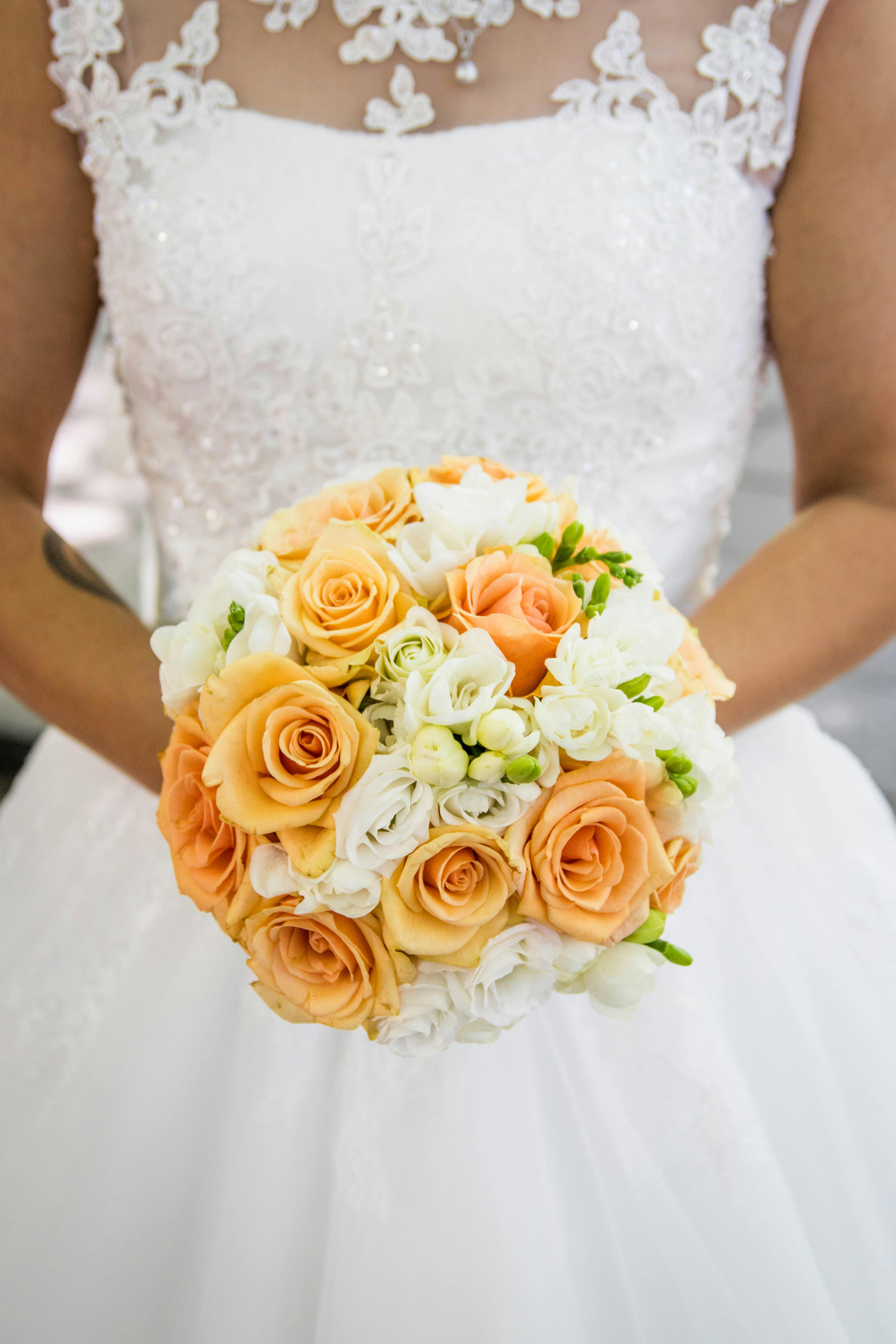 Elegant White Wedding Bouquet