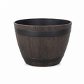 Rustic Barrel Planter - Sin medidas